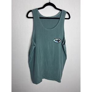 Men's Tank Top Sleeveless Scoop Neck Shirt Outer Banks NC Shark Graphic T-Shirt